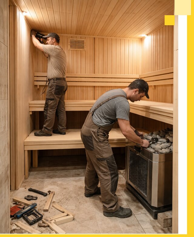 Купить сауну под ключ в Заволжье с монтажом и гарантией