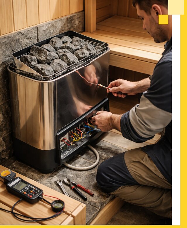 Продажа и установка электрокаменок для саун в Заволжье