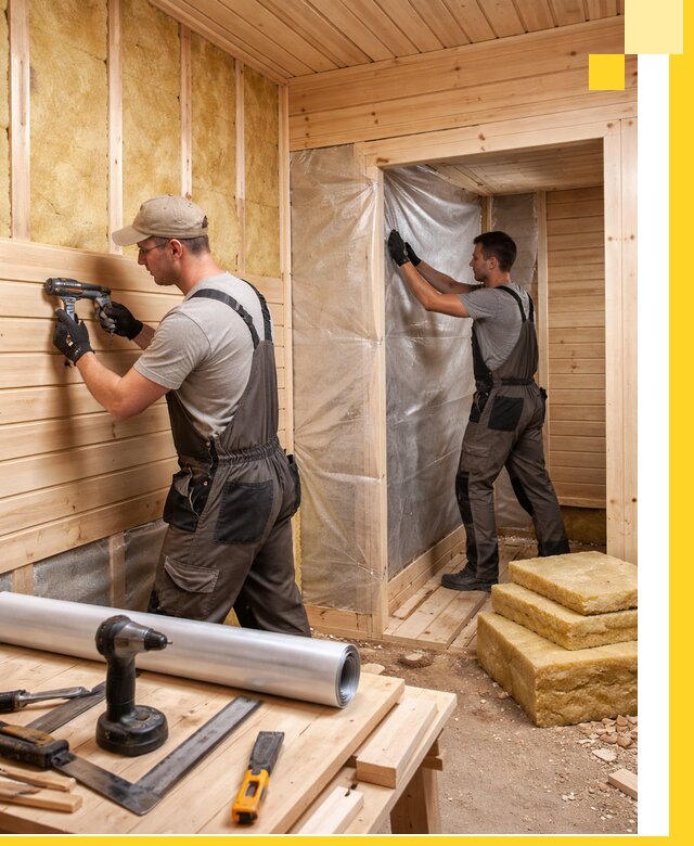 Бани под ключ в Заволжье с проектом и полным монтажом