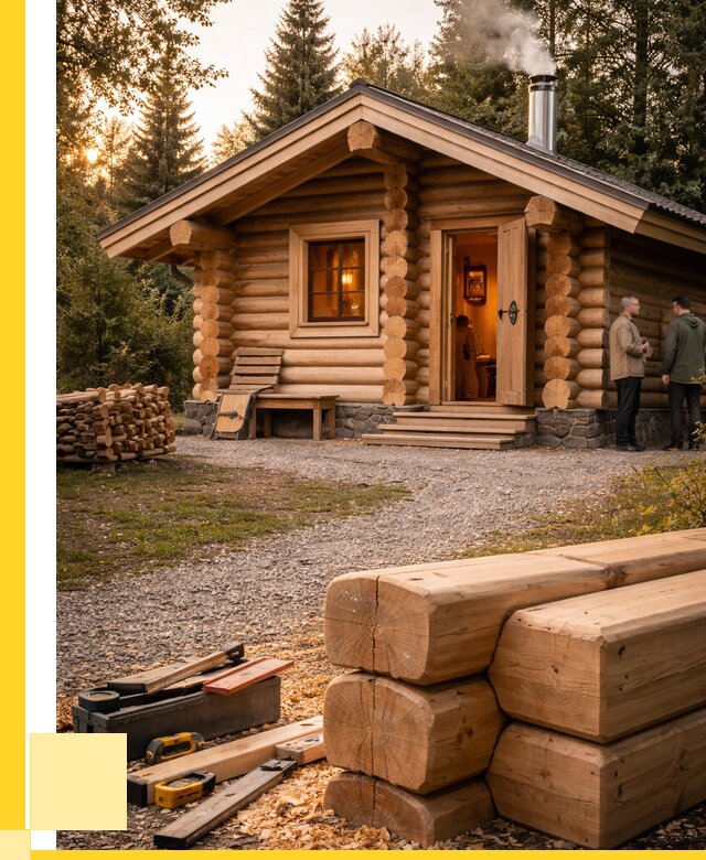 Строительство бань и комплексов в Заволжье от 458280 р.| ЭриданЗвл