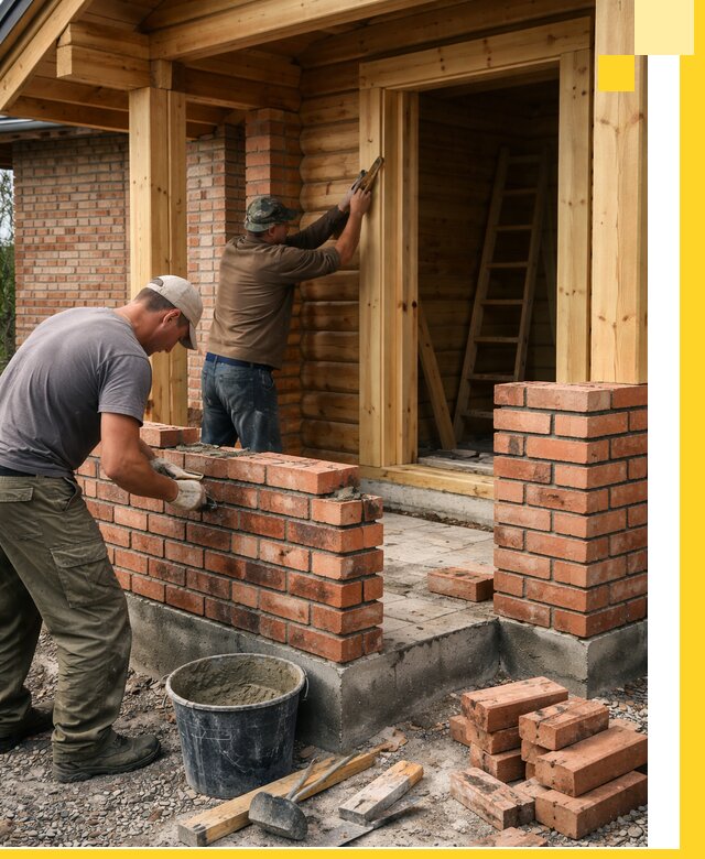 Строительство кирпичных бань под ключ в Заволжье с гарантией качества