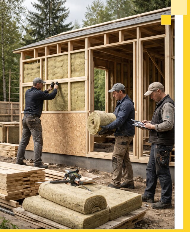 Проектирование и строительство каркасных бань в Заволжье под ключ