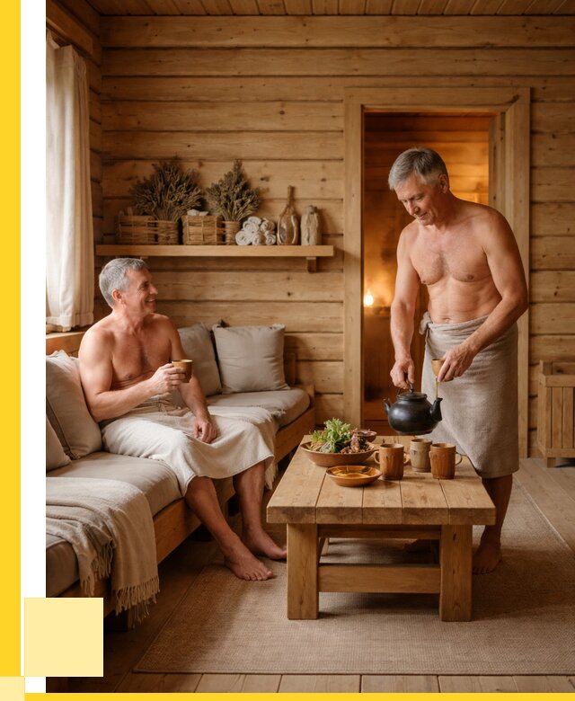 Бани с комнатой отдыха под ключ в Заволжье от 458280 р. | ЭриданЗвл