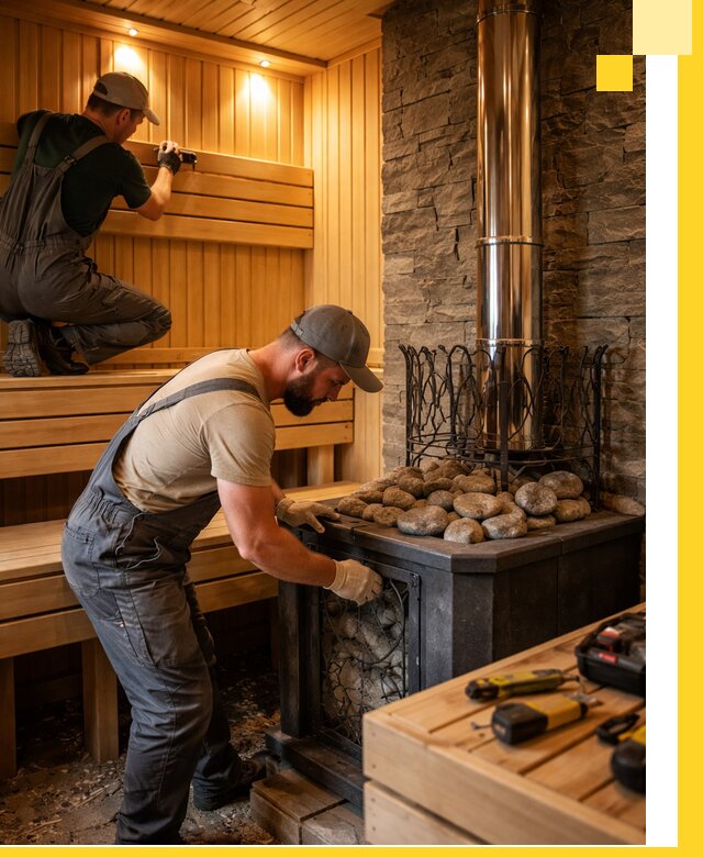 Комплексный дизайн бань, саун и зон отдыха в Заволжье