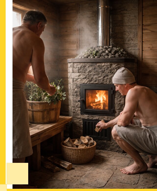 Банные печи под ключ в Заволжье от 45828 р. | ЭриданЗвл кирпичная