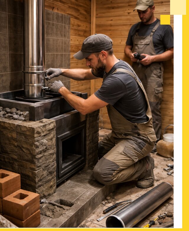 Изготовление и установка банных печей под ключ в Заволжье