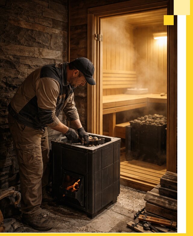 Строительство бани с сауной под ключ в Заволжье от проекта до сдачи