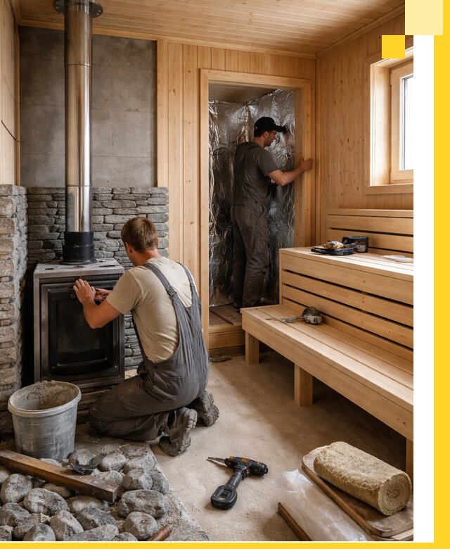 Строительство и изготовление бань под ключ в Заволжье