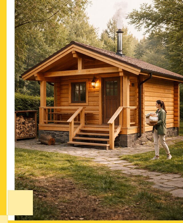 Купить баню под ключ в Заволжье от 661960 р. | ЭриданЗвл