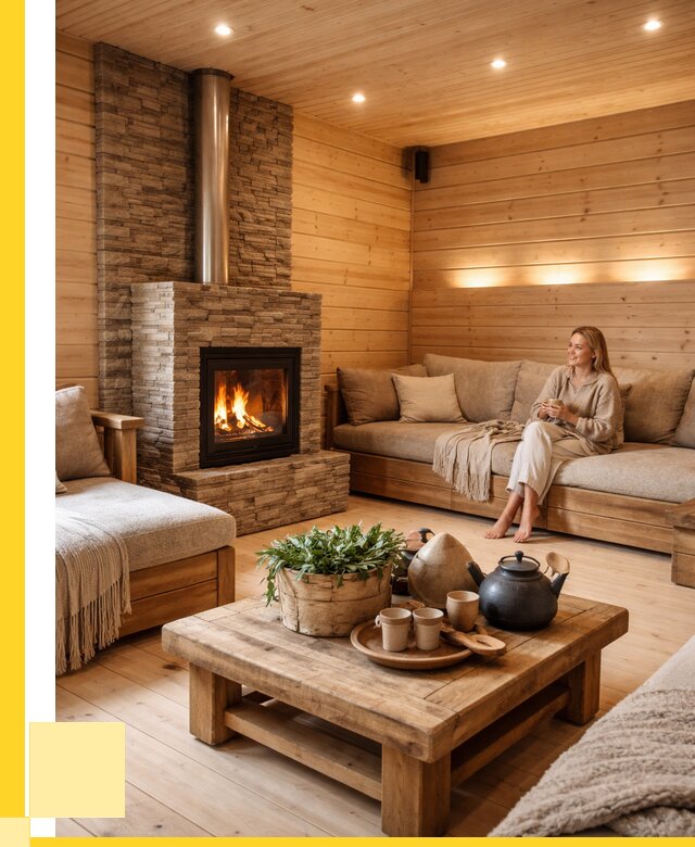 Проект бани с комнатой отдыха в Заволжье от 35644 р. | ЭриданЗвл