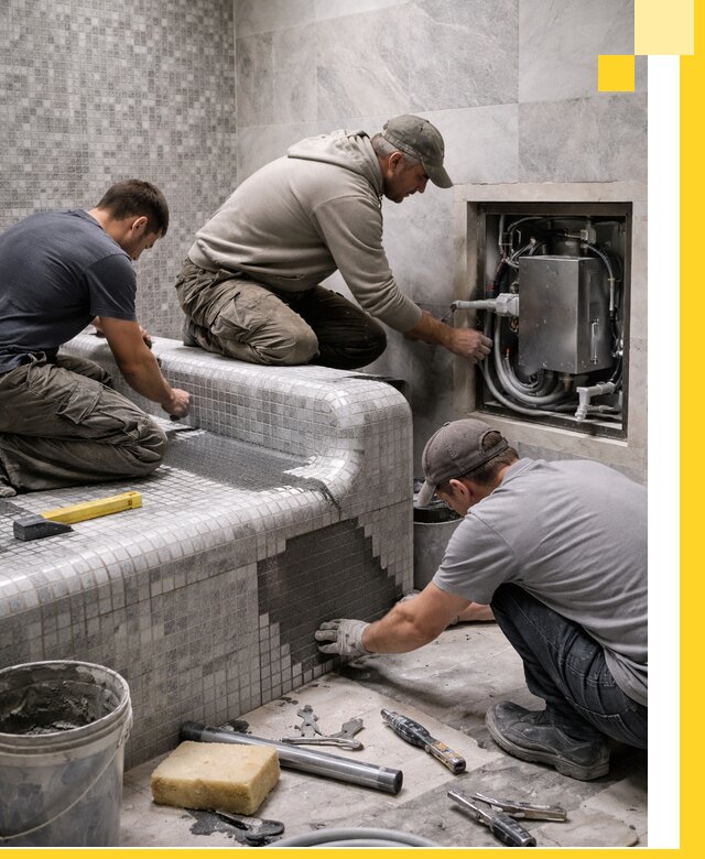 Проекты хамамов под ключ в Заволжье и дизайн и строительство