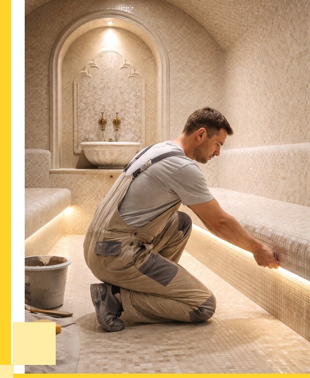 Отделка хамамов под ключ в Заволжье от 5601 р. | ЭриданЗвл