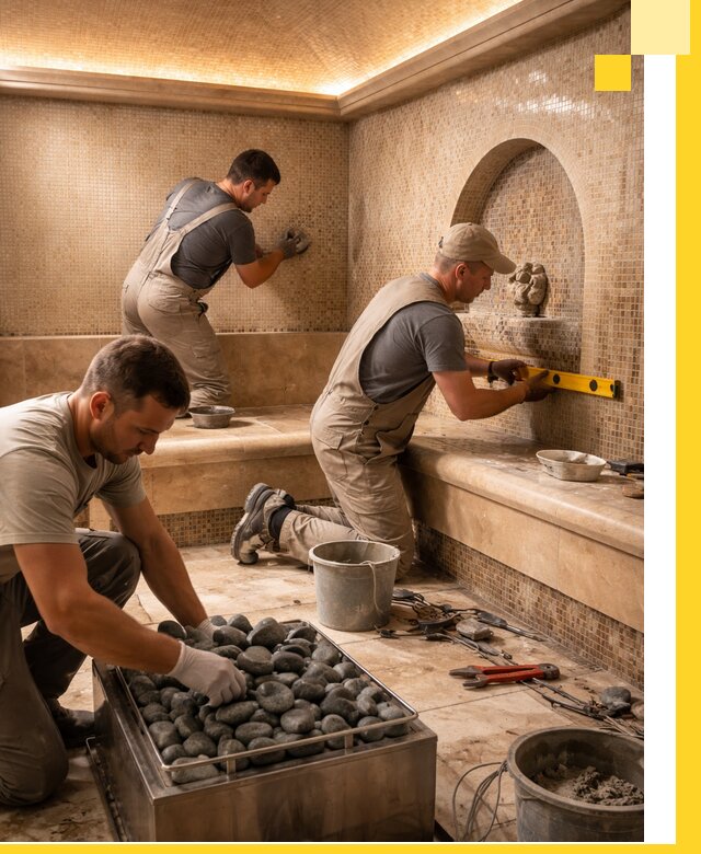 Проектирование и строительство хамама и сауны в Заволжье