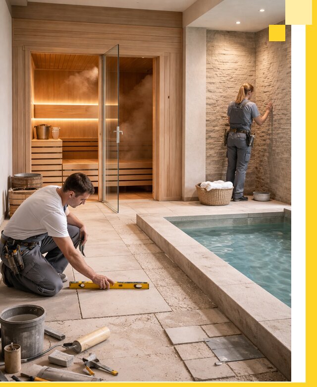 Комплексный дизайн и отделка интерьеров SPA под ключ в Заволжье